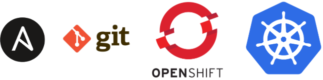 Ansible, git, OpenShift, and Kubernetes